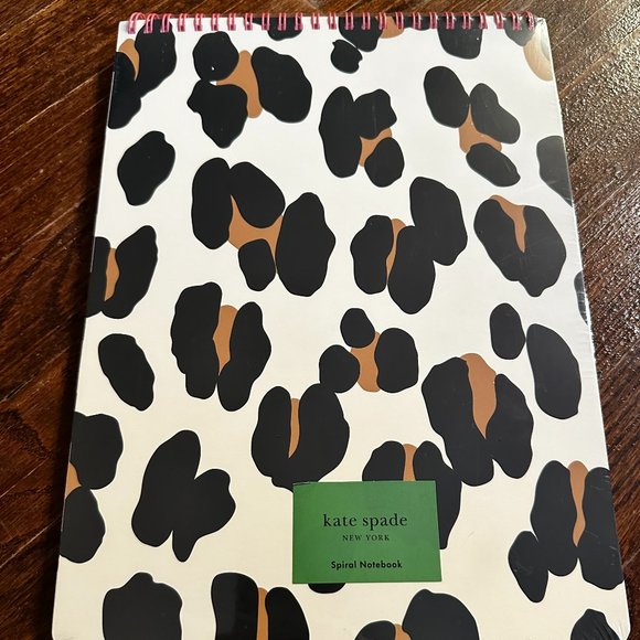NWT Kate Spade Forest Feline Top Spiral Notebook - Picture 3 of 5